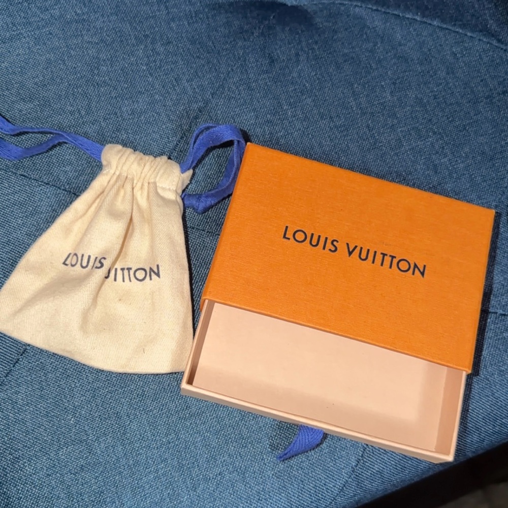 Louis Vuitton Gold and Brown Bracelet with Orange Box